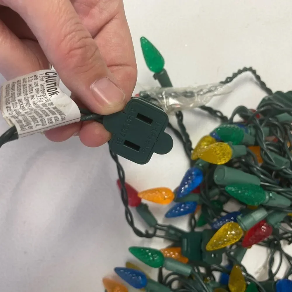 Vintage Christmas Tree string Lights READ